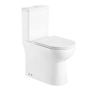 Pack WC ARTECRISTAL Confort Dual Rimless con tapa amortiguada blanco