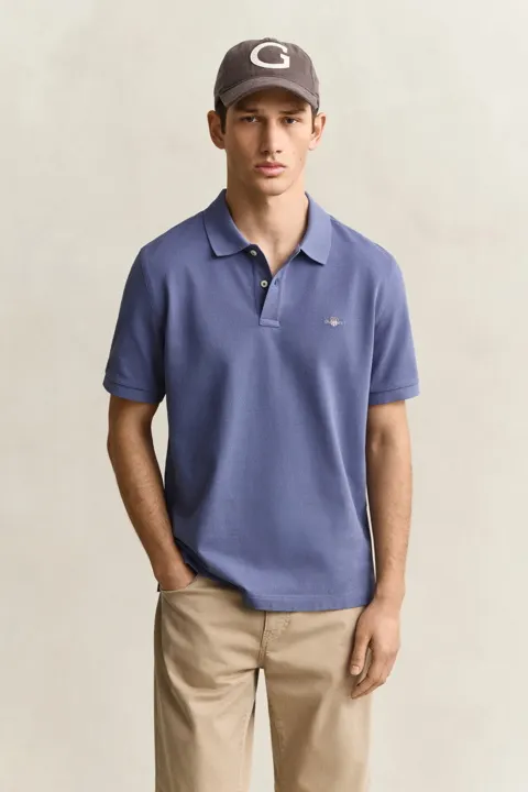 Klassisk piquéskjorte i regular fit