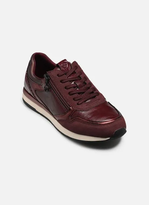 Lage sneakers 23613-46 dames bordeaux
