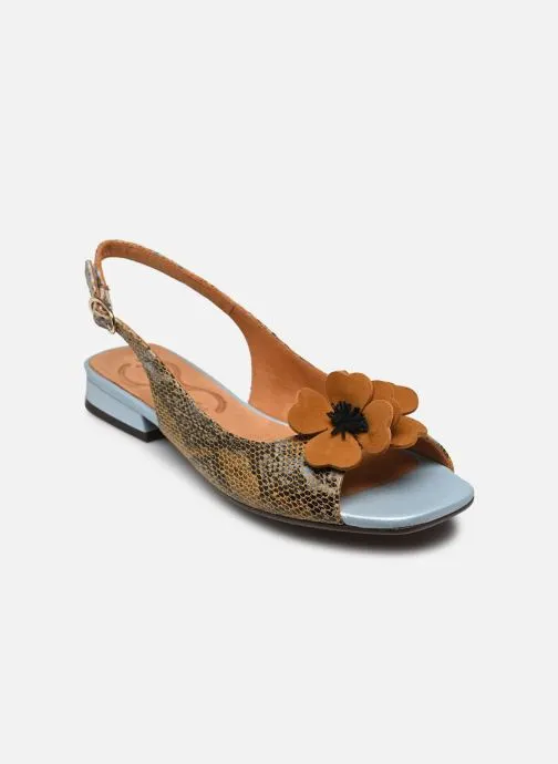 Platte sandalen Tayda dames meerkleurig