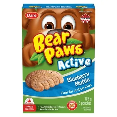 Bear Paws Active Blueberry Muffin