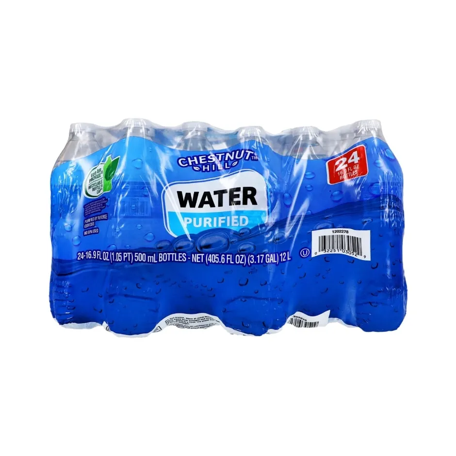 Chestnut Hill Bottled Purified Drinking Water, 16.9-fl oz. Bottles, 24 pk.