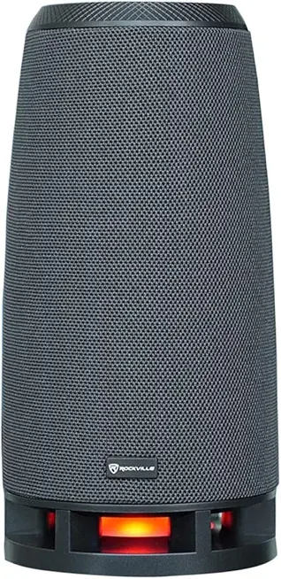 Rockville Bluetooth Speaker RockShip 50W Portable w/LED Lights, Radio, USB, AUX
