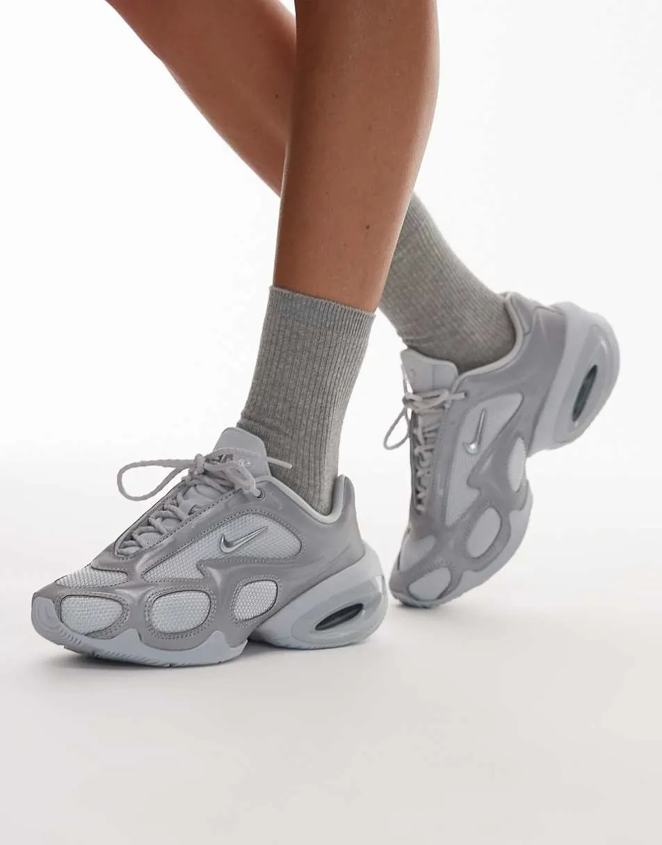 Nike Air Max Muse trainers in reflective silver