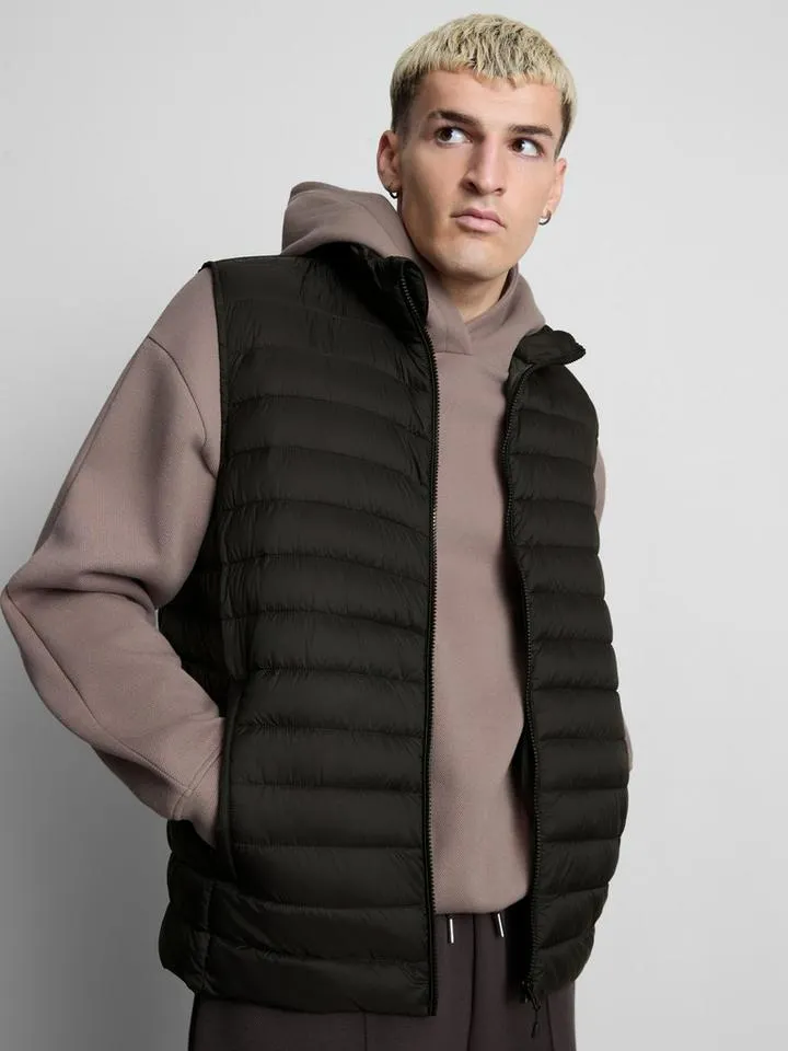 Veste sans manches rembourrée zippée