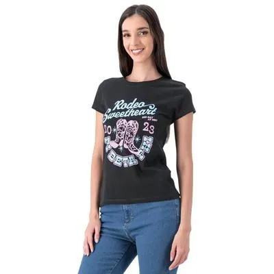 Playera Mxstaza Con Estampado Rodeo Sweetheart