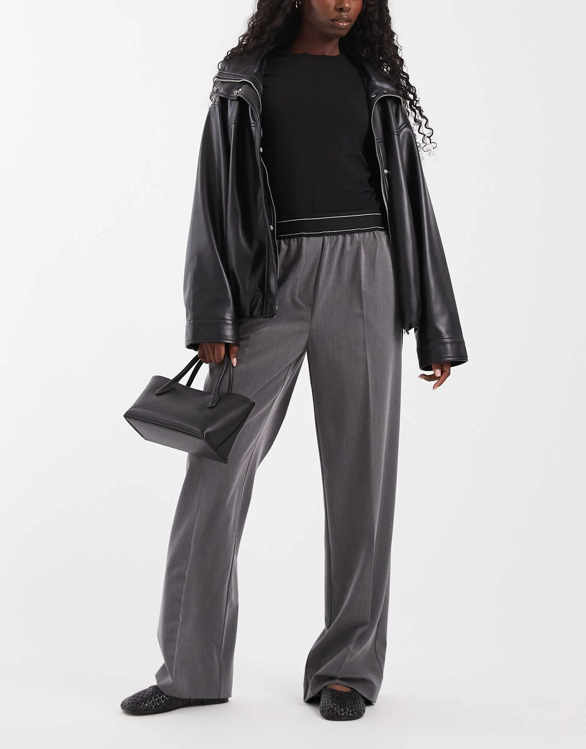 ASOS DESIGN Tailored jogger trouser in grey