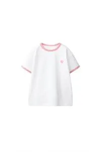 EMBROIDERED CONTRAST T-SHIRT