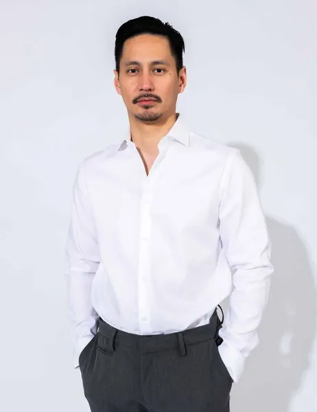 Angelo Wide Spread Shirt Blanc de Blanc