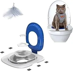Cat Toilet Training Kit – Litter Box Trainer for I…