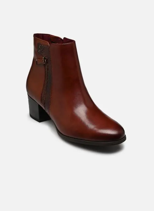 Lage enkellaarsjes 25367-45 dames bruin