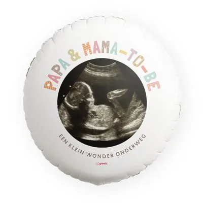 Ballon | Papa & Mama to be | Foto aanpasbaar