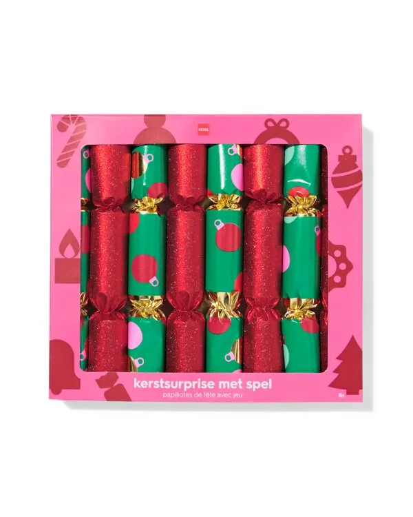 party crackers groen - 8 stuks