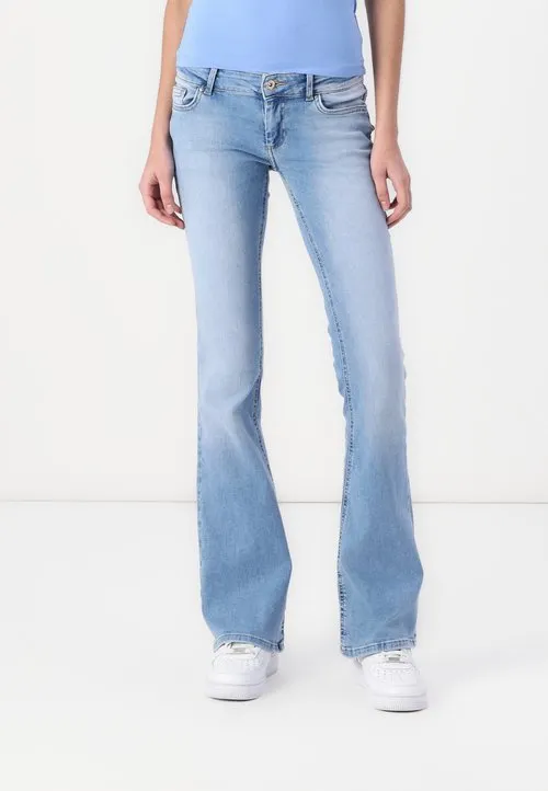ONLBLUSH - Flared jeans - light medium blue denim