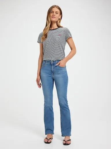 Levi's 725 High Rise Bootcut Jean In Hint Of Tint