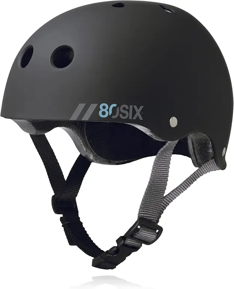 80SIX Triple Certified Multisport Helmet - Ideal for Bike, Scooter, Skateboard, Roller Skate and Inline Skate