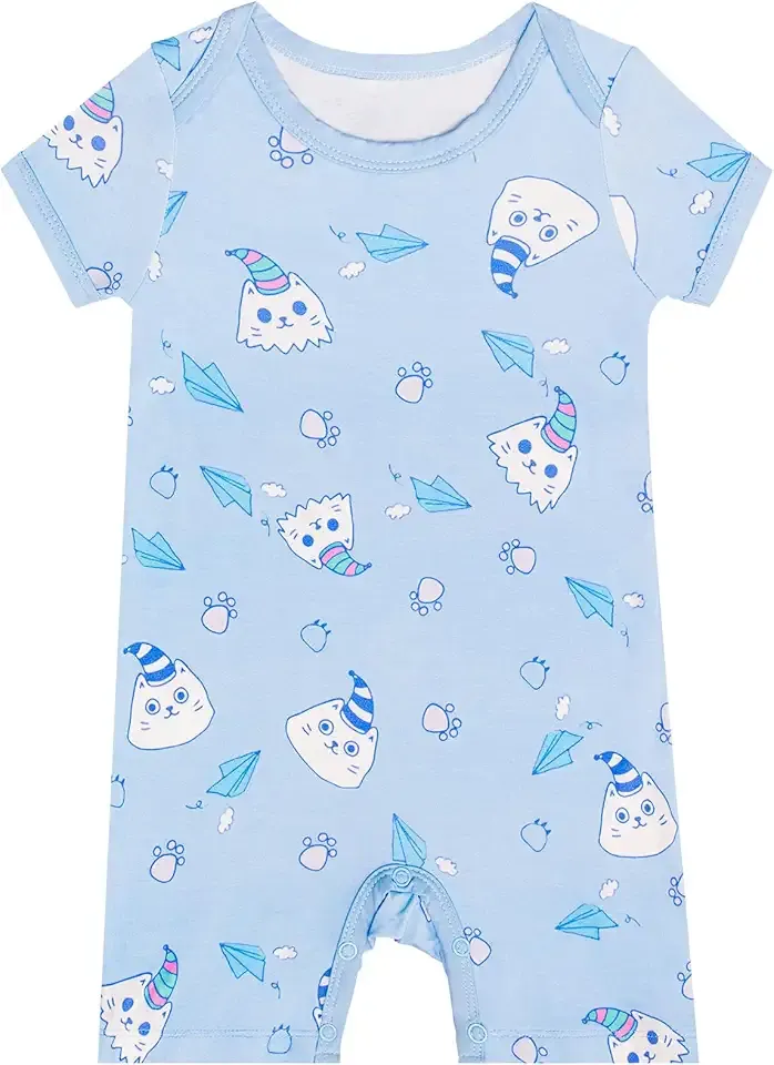 Baby Boys or Girls Snap-up Romper, Unisex Baby Clothes Newborn to Infant Sizes (Newborn - 24 Months)