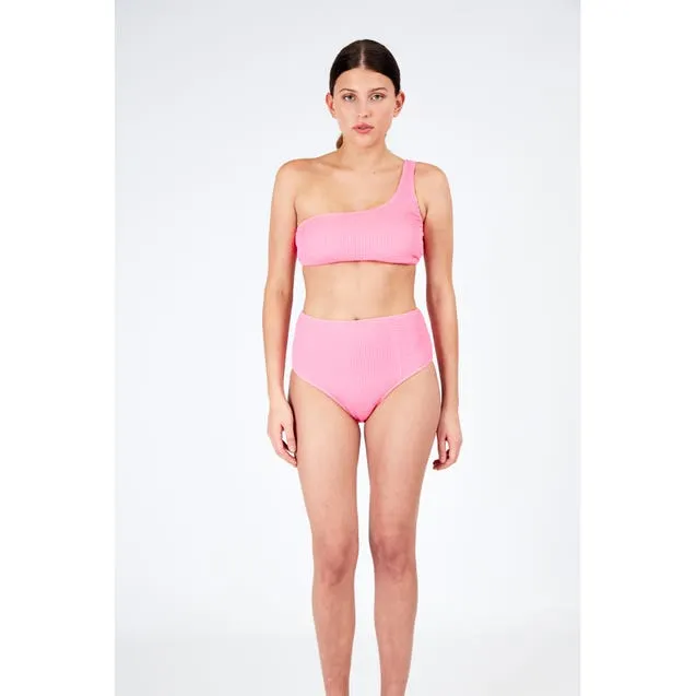 Asymmetrische bikinitop smock - Insua
