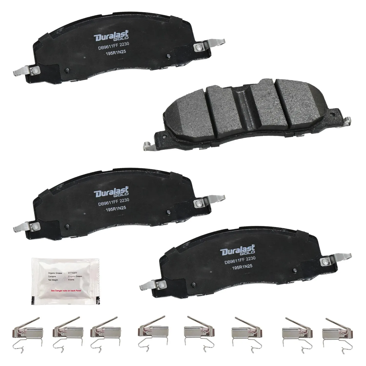 Balatas Semi-Metalicas Duralast Gold DG2230