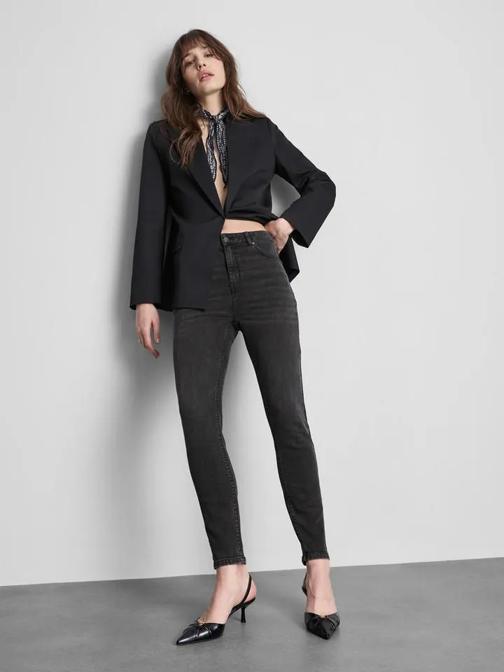 Jean skinny en denim de coton