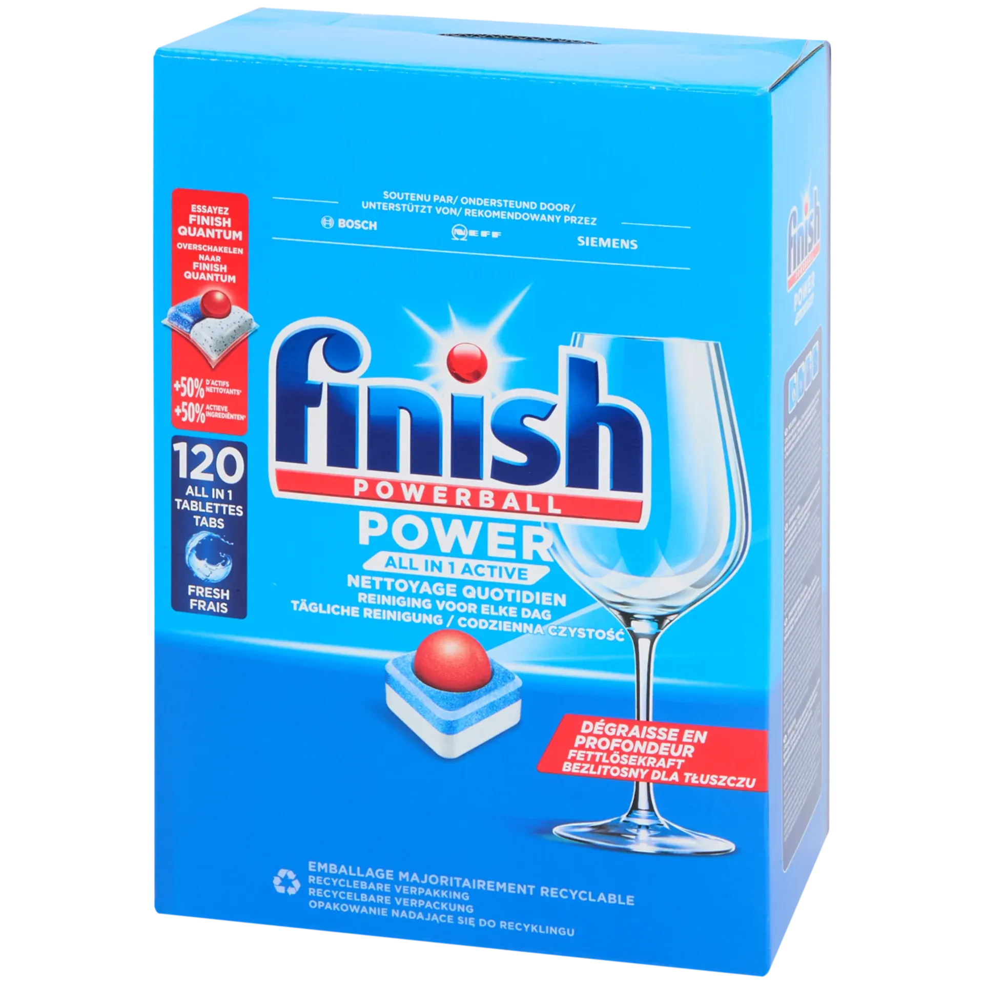 Pastiglie per lavastoviglie Finish Powerball All-in-1 Essential