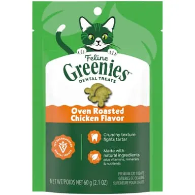 Greenies Oven-Roasted Chicken Dental Cat Treats