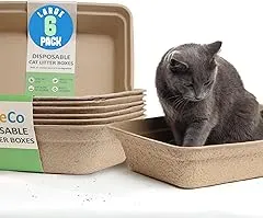 CallieCo Disposable Cat Litter Boxes - Por…