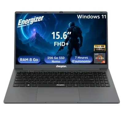 EnergyBook Pro 15.6" FHD R5-3500U 8Go 256Go W11 Batterie 6000 mAh
