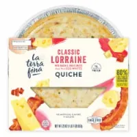 La Terra Fina® Classic Lorraine Quiche with Bacon and Swiss Cheese