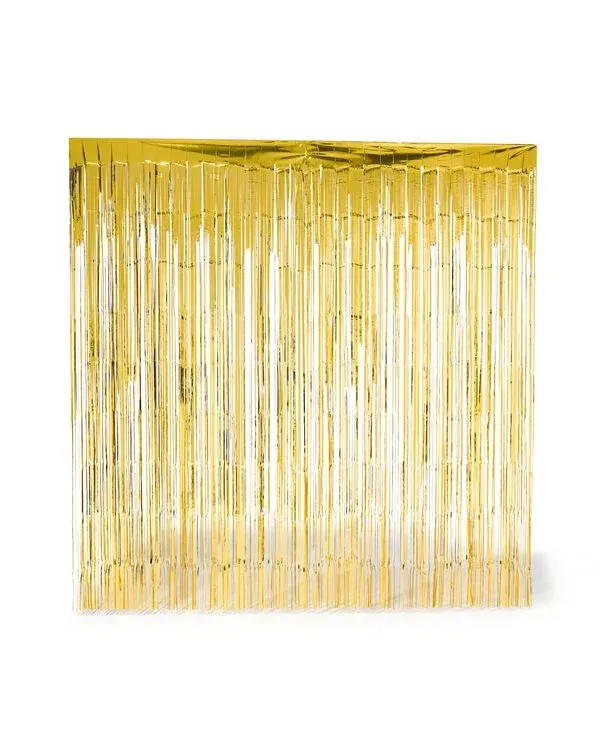 glittergordijn 200x200 goud