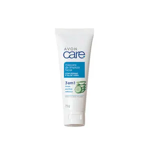 Máscara de Limpeza Facial Pepino e Aloe Vera