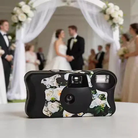 35mm Disposable Style Film Camera - Point and Shoot Camera with Flash, Great for Beginners, Party Favors, Travel Photograpy