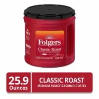 Folgers Classic Roast Ground Coffee, Medium Roast