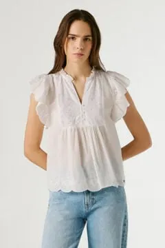 Camisa manga mariposa