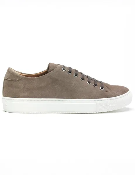 Herbert Suede Sneakers Iron Brown