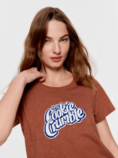 Cookie Crumble 100% Cotton Fashion Tee