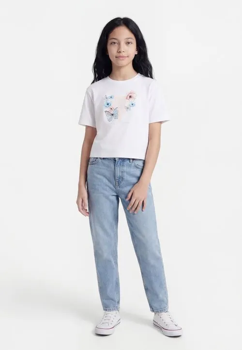 JUNIOR MIDI - T-shirts med print - pure white