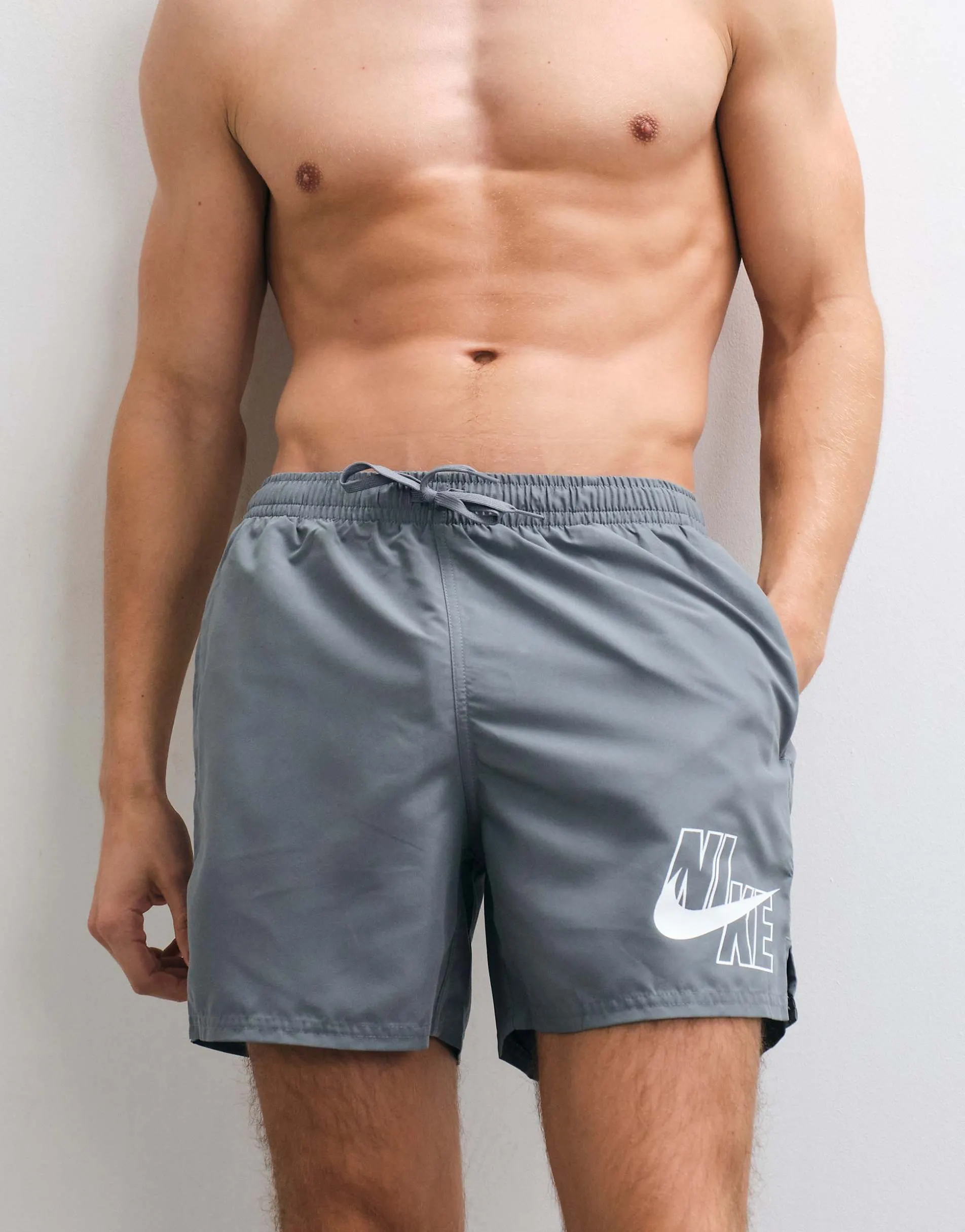 Nike Swim 5"" Volley Short in cool grey