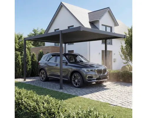 Přístřešek na auto Konsta Carport 300x500cm sloupky 8x8cm antracit