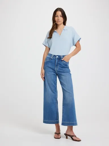 Just Jeans Amaze High Rise Wide Leg Ankle Jeans