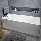 Baignoire droite NF "Ionas" L. 170 x l. 75 cm - Cooke and Lewis