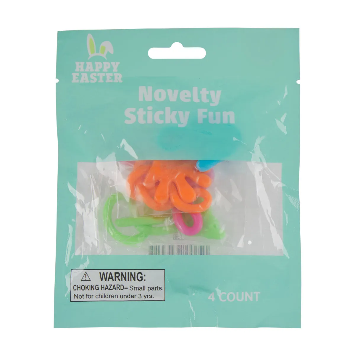Happy-Easter-Novelty-Sticky-Fun-Toy,-4-ct