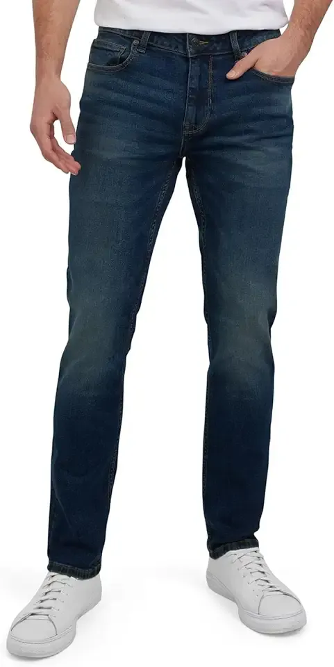 Mercer Men's Skinny Jeans - Premium Stretch Denim Pants with Classic 5 Pocket Design | Skinny Fit Stretch Jeans for Men
