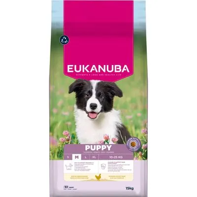 Croquettes Eukanuba Premium Nutrition Puppy Medium Breed au poulet