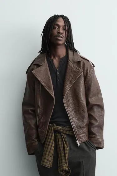 LEATHER SPLIT SUEDE JACKET