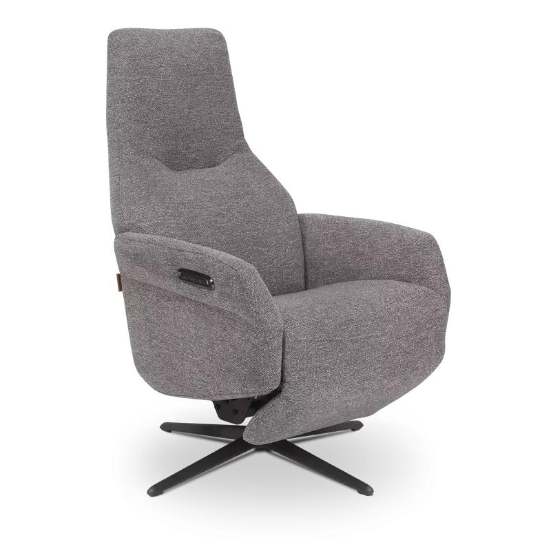 Relaxfauteuil (elektrisch/zwart) Opera - Sneak Grey