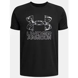 Under Armour Boys' Tech Hybrid Print T-Shirt