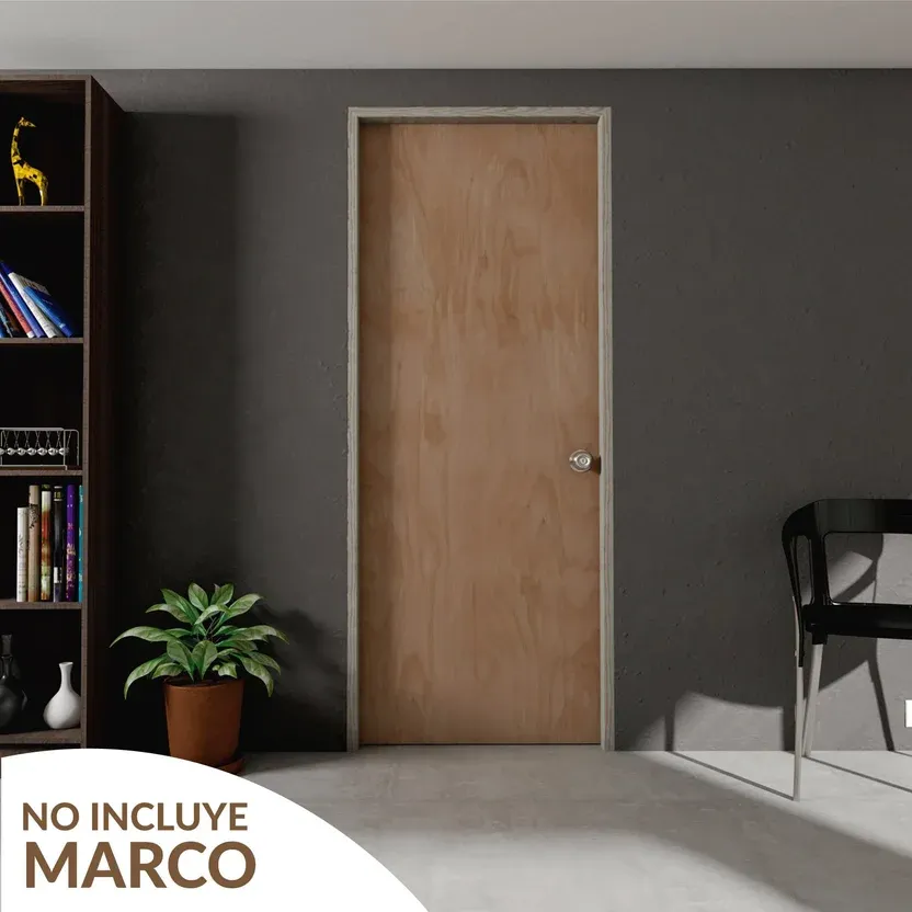 Puerta Triplex Okume 85x200cm 35mm Interdoors