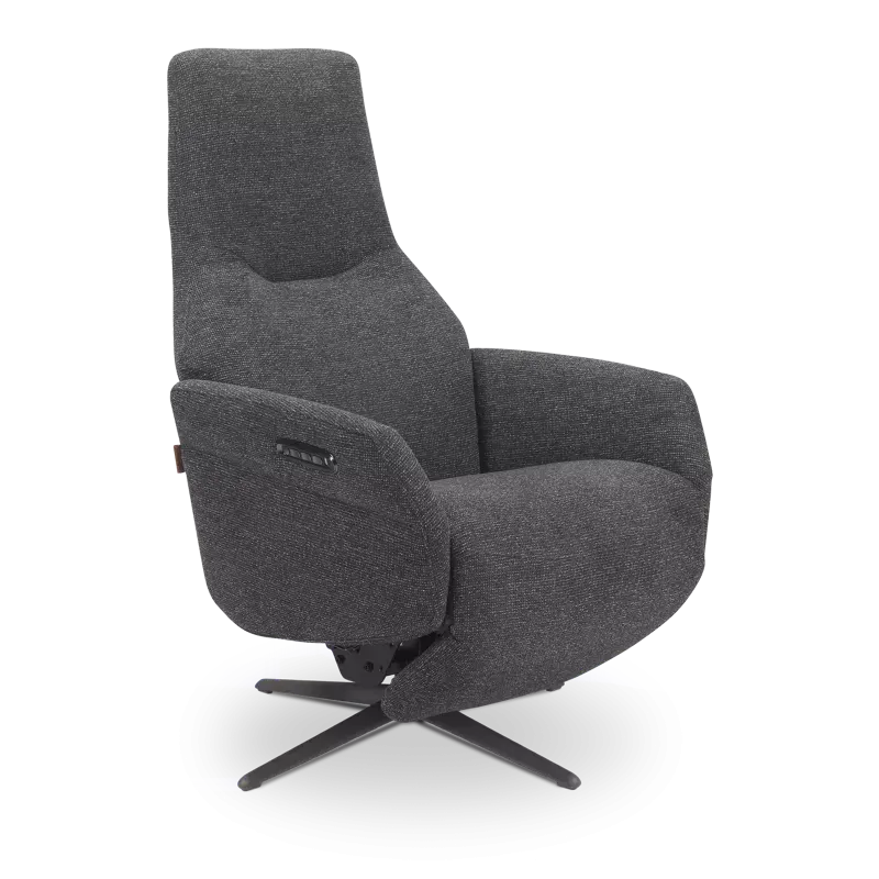 Relaxfauteuil (elektrisch/zwart) Opera - Sneak Antracite