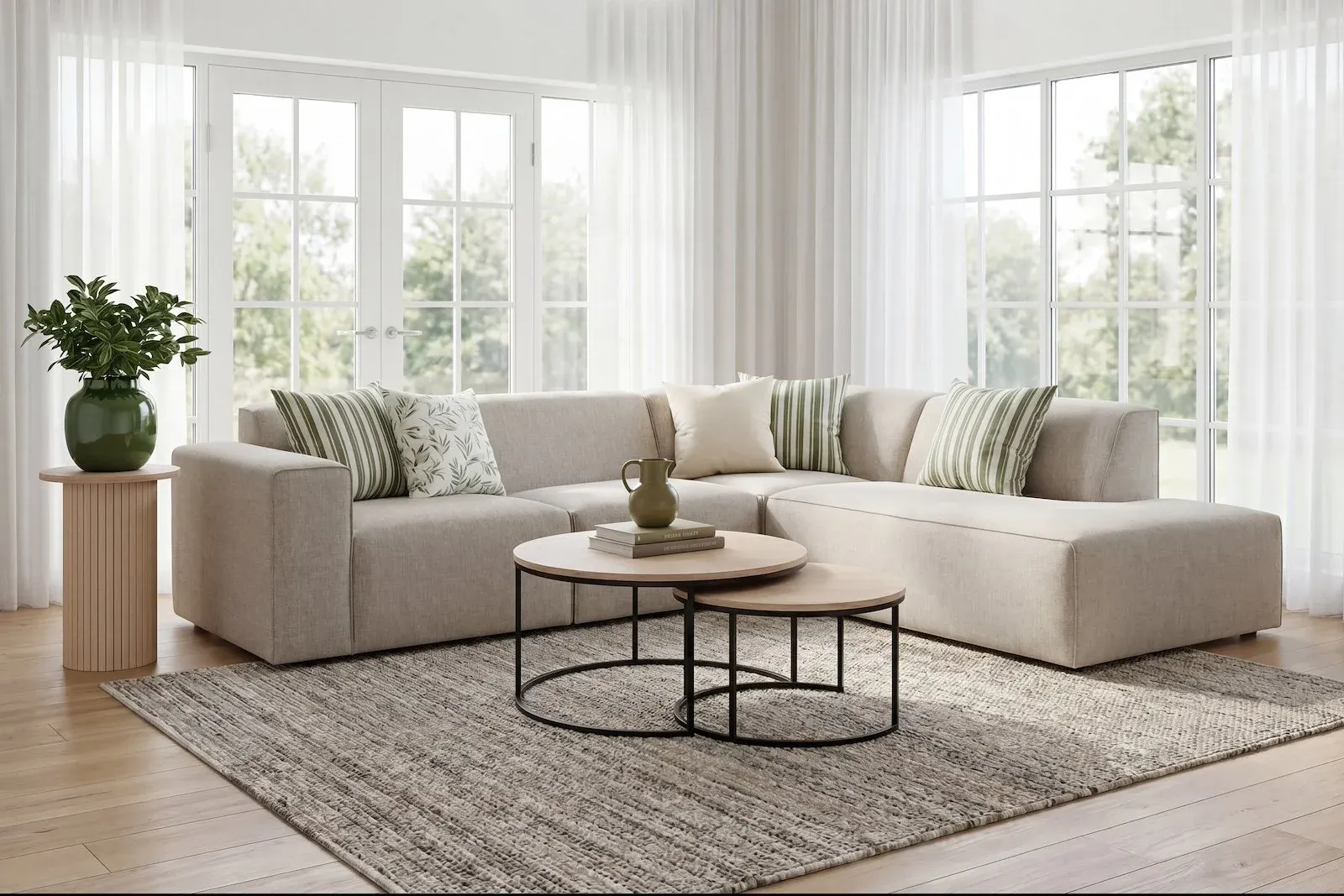 Styl hjørnesofa